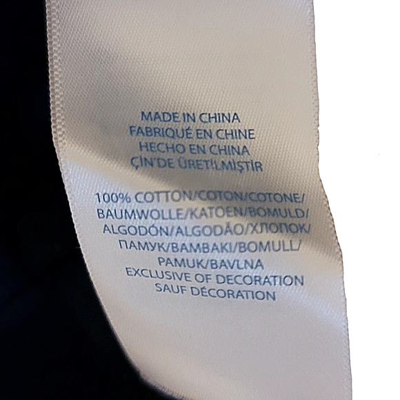 Ralph Lauren Baby Boys' Navy Blue Cotton Polo Shirt With Red Pony Logo Sz 3 Mos - Picture 6 of 8